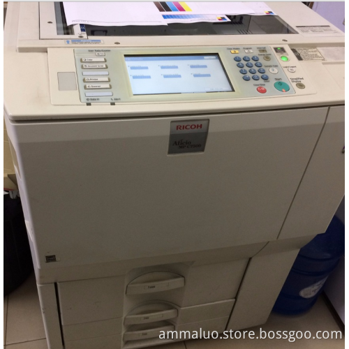 second hand color photocopy machine MPC6000/7500 used color copier machine